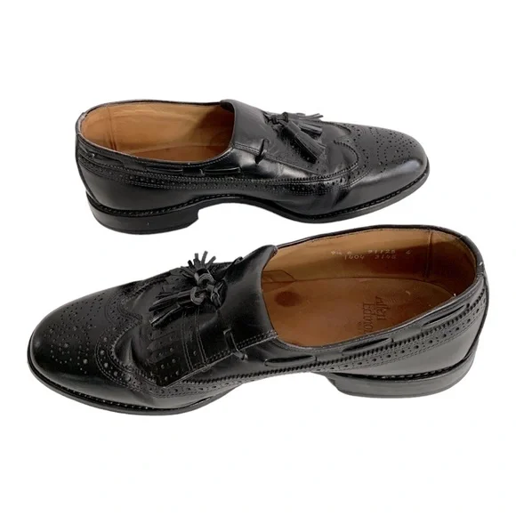 Allen Edmonds Arlington Black Leather Shoes Sz 9 1/2 - Picture 5 of 9
